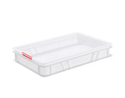 DOUGH BOX POLYPROPYLENE 24 X 16IN WHITE by Araven – 5 Full-Size Pan Capacity, 19.02 ounces, Clear, Pack of 5, Model 06041