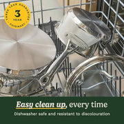 Cuisinart Stainless Steel / 1.4L, 2.4L, 2.8L, 7.6L, 20cm, 25cm / 11 Piece Cookware Sets
