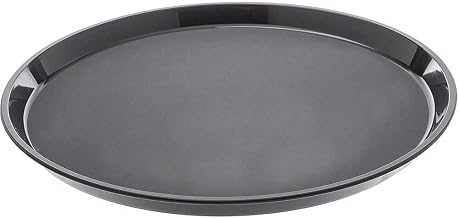 Cambro 1600CT110 Service Tray 16" Round, Fiberglass, Black