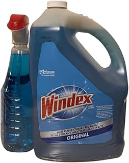 Windex Glass & Multi Surface Cleaner 946 mL Spray 5L Refill Bottle