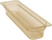 Cambro 24LPHP150 Food Pan 1/2 X 4" H-Pan Long Amber Case of 6