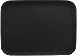 HUBERT Serving Tray Nonskid Black Rectangular- 22" L x 16" W x 1" H