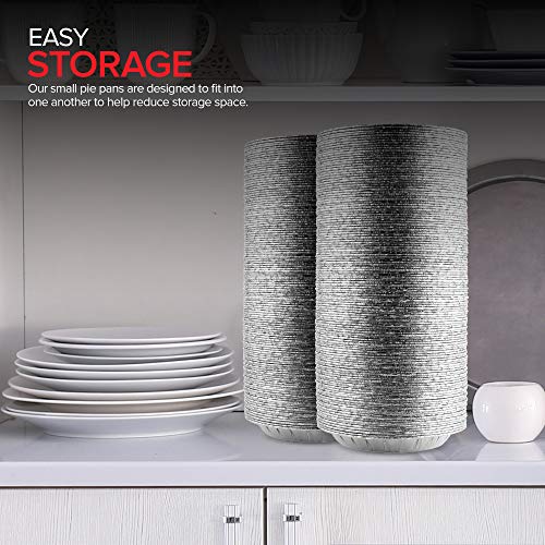 Stock Your Home 50 Pack (6 Inch) / Silver / 50 Pack Pie Pans