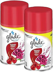 Glade Automatic Spray Air Freshener Refill TzSBx, 2Units (Blooming Peony and Cherry)