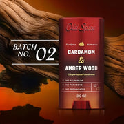 Old Spice Cardamom + Amber Wood / 3 Ounce (Pack of 1) / 1 Deodorant