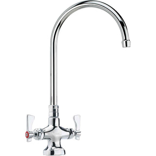 Royal Series Single Deck Mount Pantry Faucet by Krowne – 5"L x 9"W x 3"H, Brass, Model 16-301L