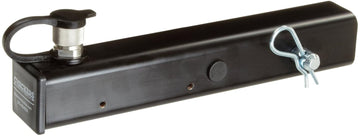 Heavy Duty Quick Disconnect Warning Whip Safety Flag Hitch Mount by Checkers – No Additional Feature, Metal, Black, Model FS7015-QD