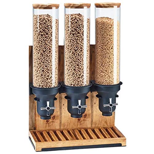 Cereal Dispenser by CAL-MIL – 19.25" W x 26.5" H x 9.75" L, Metal, Silver, Model 3584-3-99