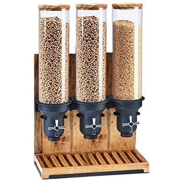 Cereal Dispenser by CAL-MIL – 19.25" W x 26.5" H x 9.75" L, Metal, Silver, Model 3584-3-99