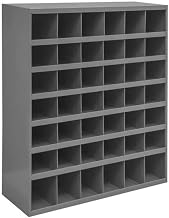 Durham All-Welded Steel Bin Shelving - 33-3/4x12x42 - (42) 5-3/8x11-7/8x5-1/2 Bins