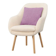 Convenience Concepts Sherpa Creme / Chair / (L) 25.25 in. x (W) 26.75 in. x (H) 33.5 in. Chairs
