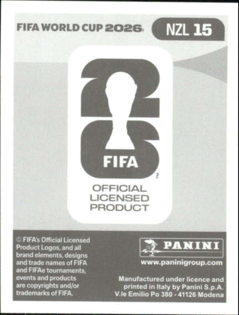 2026 Panini World Cup Stickers NZL15 Marko Stamenic New Zealand by Generic – Model not_applicable
