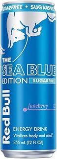 Red Bull Sugarfree Energy Drink, Juneberry, Sea Blue Edition