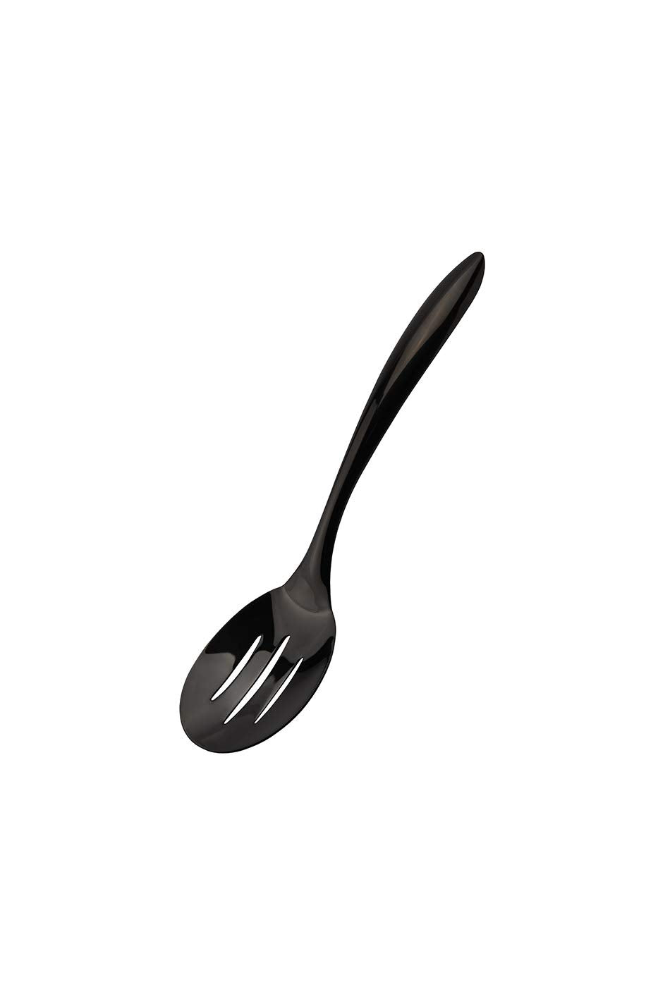 Tempo Slotted Spoon 10" by Cuisipro – 10-inch, Stainless Steel, Black, Model 7112681