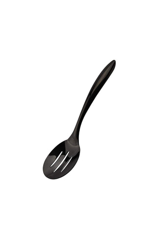 Tempo Slotted Spoon 10" by Cuisipro – 10-inch, Stainless Steel, Black, Model 7112681