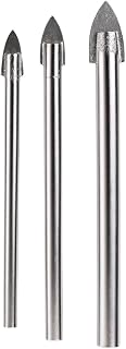DYNAMIC 3 Pc Carbide Tipped Drill Bits Set | Sizes 5mm, 6mm, 8mm | Ideal for Tiles & Plate Glass | Durable & Precise