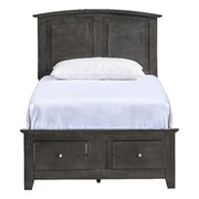 Hammond Twin Bed Gray by Glory Furniture – Twin, Wood, Grey, Model G5405B-TSB
