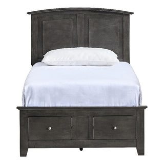 Hammond Twin Bed Gray by Glory Furniture – Twin, Wood, Grey, Model G5405B-TSB