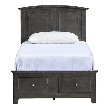 Hammond Twin Bed Gray by Glory Furniture – Twin, Wood, Grey, Model G5405B-TSB