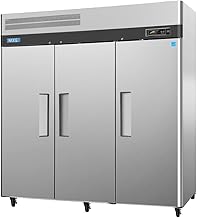 Turbo Air Commercial 3-Solid-Door Reach-In 72-CU. Ft. Refrigerator