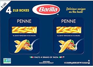 Barilla Penne Delicious Pasta, 2LB, (Pack of 4)