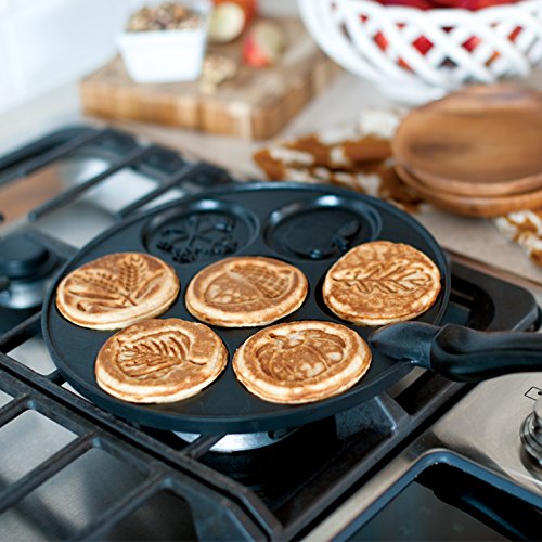 Nordic Ware Black / Autumn Leaves Pancake / Nordic Ware Autumn Leaves Pancake Pan, Black Specialty & Novelty Cake Pans
