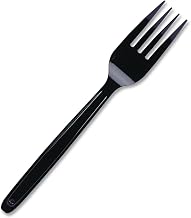 Cutlery For Cutlerease Dispensing System, Fork, 6", Black, 960/Box