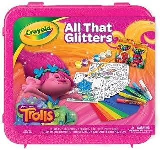 Crayola Dreamworks Trolls All That Glitters Coloring Kit