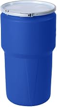 Eagle Plastic Drum, 14 Gallon Drum, DOT Compliant, Made in USA, Blue