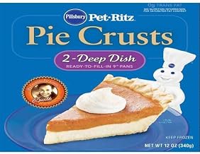 General Mills Pillsbury Deep Dish Pie Shell, 9 Ounce -- 24 pie shell per case.