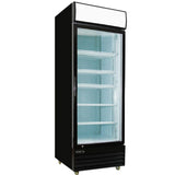 28" One Section Glass Door Merchandiser by Kool-It – 28", 20.9 cubic_feet, Black, Model KGM-23