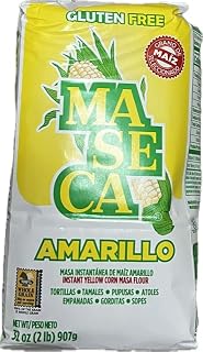 MASECA Instant Yellow Corn Masa Flour 2.2lb | Masa Instantanea de Maiz Amarillo 1kg (2)