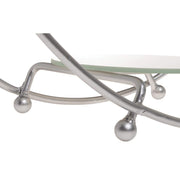 Oval 4-Tier Buffet Stand by American Metalcraft – Glass, Silver, Model SRS4