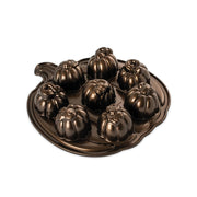 Lil' Pumpkins Cakelet Pan by Nordic Ware – 2 Cup Capacity, 2.0 cups, Aluminum, Bronze, Model 89048
