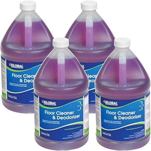 Multi-Purpose Floor Cleaner & Deodorizer by Global Industrial – 128 Fl Oz (Pack of 1), Purple, Model N269-G4