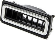 VINTAGE AIR Black/Polished Rectangle In Dash StreamLine Louver P/N 49063-VUQ