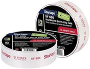 Shurtape ShurMASTIC SF 686 Printed Foil Tape, 2 in W x 100 ft L