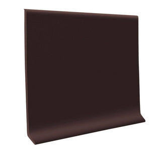 Vinyl Cove Base 4" X.080"X48" - Brown by Roppe – 48" x 50", Vinyl, Brown, Model 40C52P110