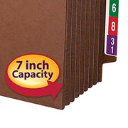 SMEAD 5 / Extra Wide Letter (Pack of 5) / Redrope File Jackets & File Pockets