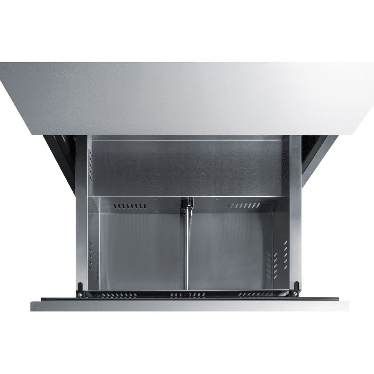 Summit 24” Two Drawer Refrigerator by Summit Appliance – 24", 4.8 cubic_feet, Stainless Steel, Silver, Model ADRD24