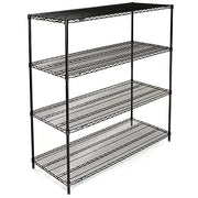 Wire Shelving by Nexel – 4, Alloy Steel, Black, Model B970176