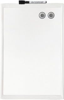 Quartet MHOW1117 Magnetic Whiteboard, 11-Inch x17-Inch, Assorted Plastic Frame