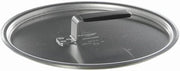 Flat Aluminum Cookware Cover w/ Torogard Handle, 12-3/8" Diam