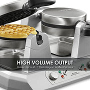 Waring Belgian Double Waffle Maker | 120V, 2400W / gray / 1 Waffle Irons