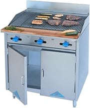 F33-3RB 36" Gas Range W/ Radiant Char Broiler