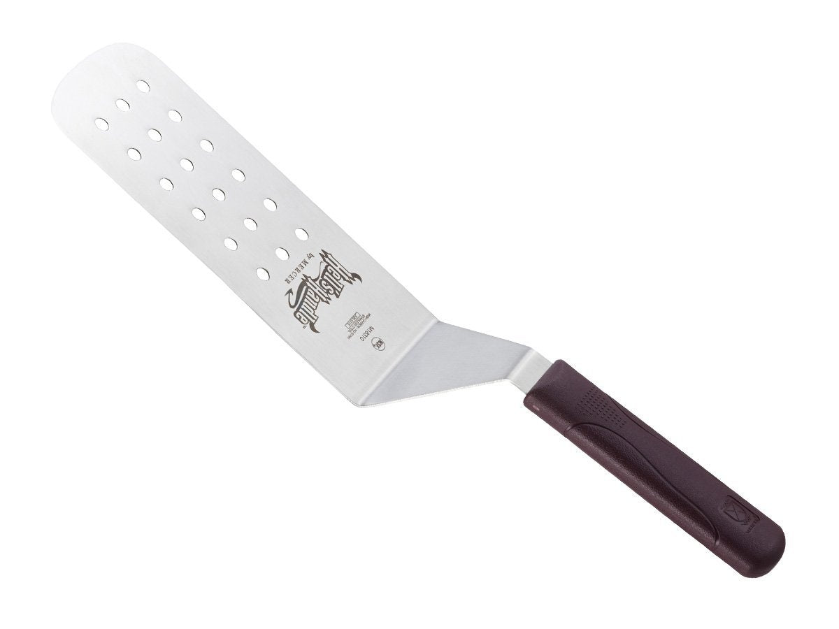 Mercer Culinary Perforated Turner / 8" X 3" / Hell's Handle Barbecue Turners