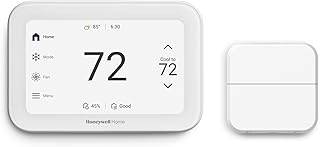 Honeywell Home X8S Premium Smart Programmable Wi-Fi Thermostat with Sensor, Video Doorbell Access, Humidity Control, 5" Customizable Touchscreen, Energy Star, Works with Alexa, Matter, Apple, Google