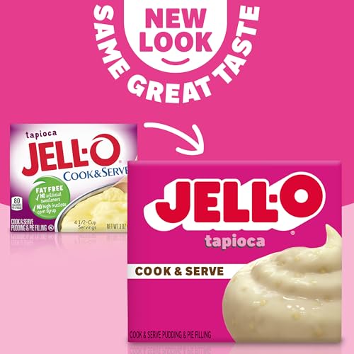 Jell-O Tapioca / 3 Ounce (Pack of 24) / 24 Pudding Mixes