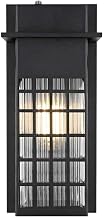 Palmer One Light Outdoor Wall Sconce Black