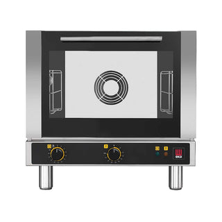 Tecnoeka EKFA 312 S1 Evolution Electric Countertop Compact Convection Oven with (3) 13 x 18 Half Size Sheet Pan Capacity and Timed or Infinite Cooking Modes (120V) – 13" x 18"